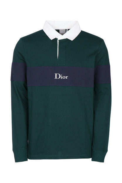Dior Homme Polo rugby verde
