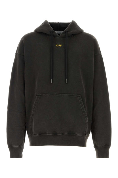 Off White Fallen angel skate hoodie black