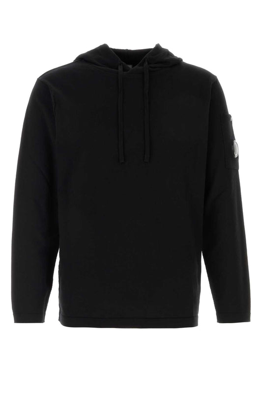 C.p. Company Cotton sea island hooded lens sweater