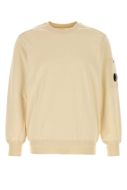 C.p. Company Cotton sea island crewneck lens sweater