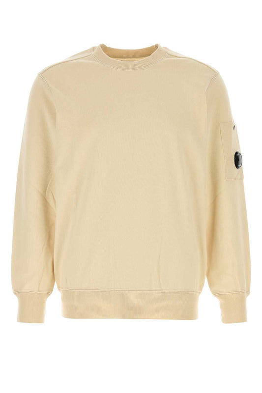 C.p. Company Cotton sea island crewneck lens sweater