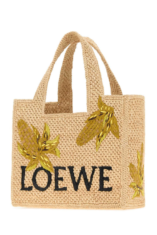 LOEWE FONT TOTE CORN SMALL HANDBAGS