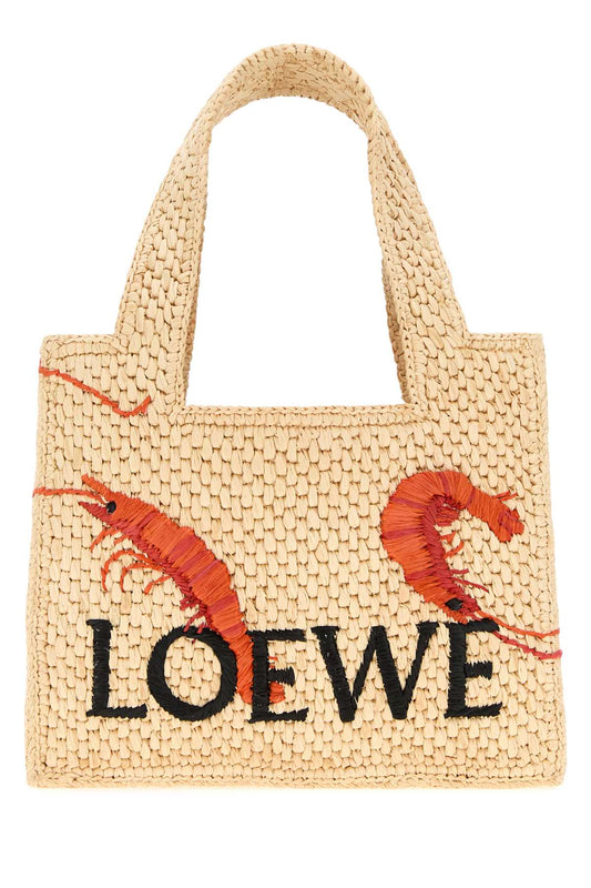 LOEWE FONT TOTE SHRIMP MINI HANDBAGS