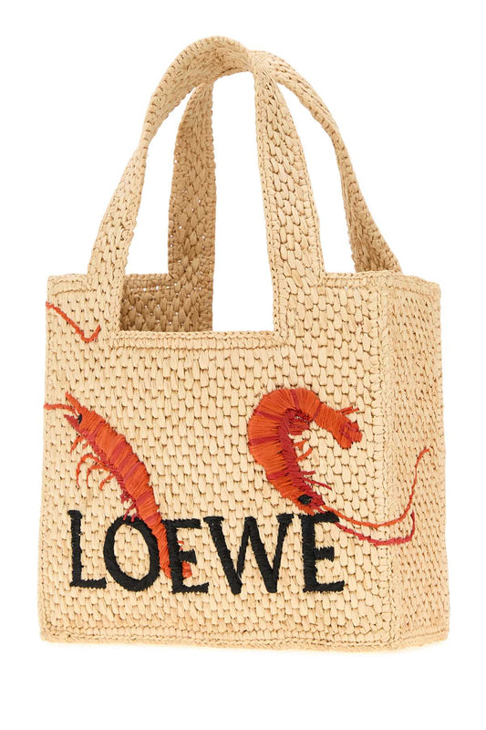 LOEWE FONT TOTE SHRIMP MINI HANDBAGS
