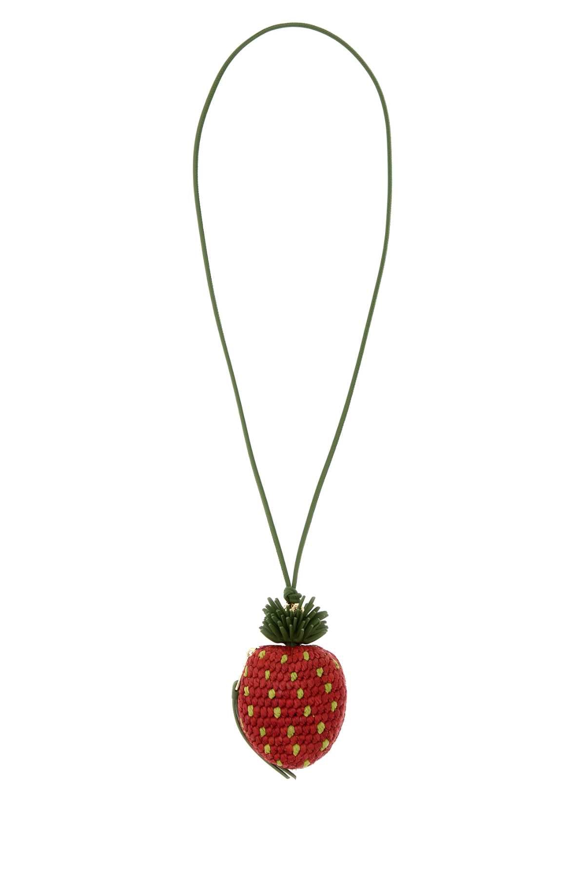 Loewe Paula's Ibiza Strawberry coin case