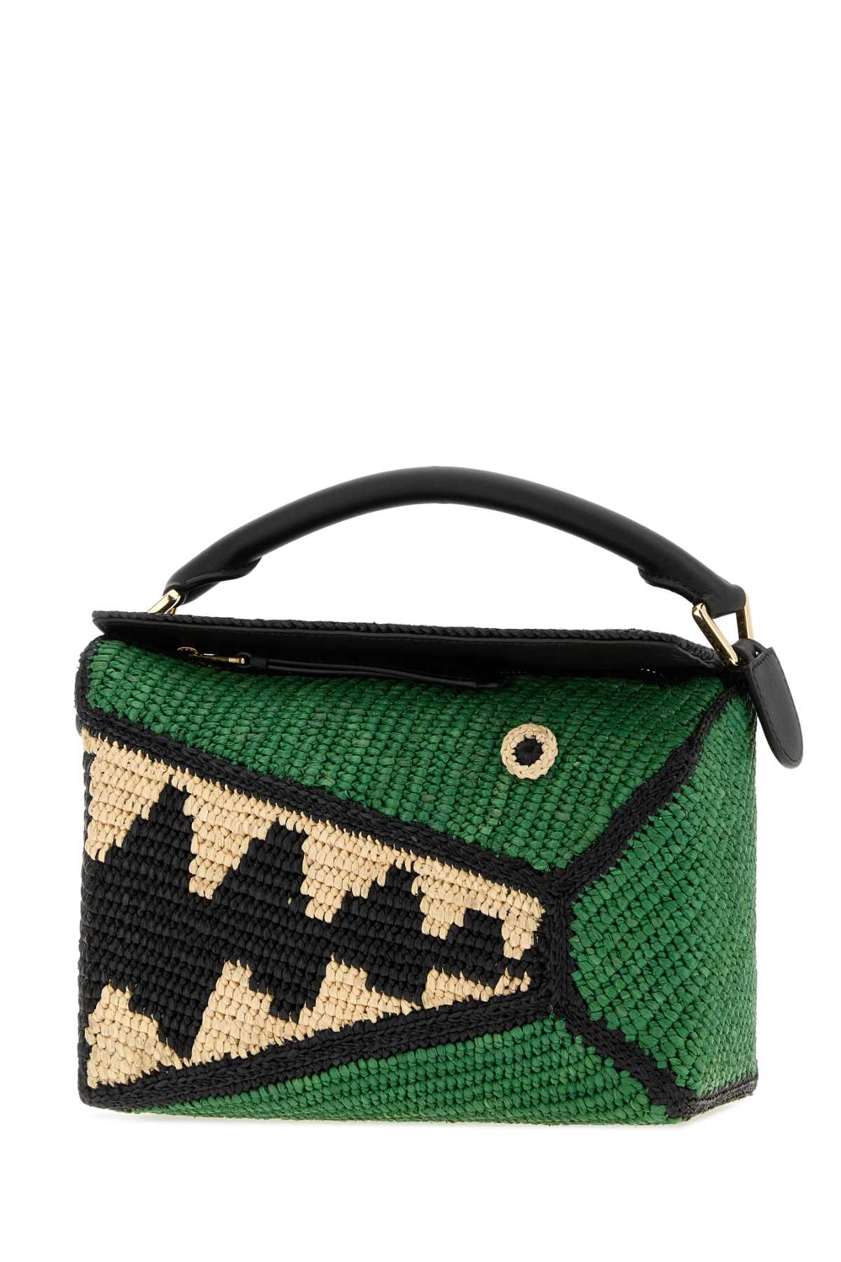 Loewe Paula's Ibiza Puzzle edge crocodile s bag
