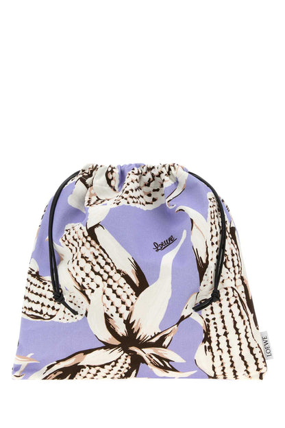 Loewe Paula's Ibiza Drawstring pouch small corn