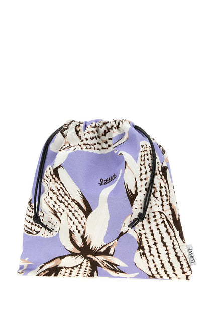 Loewe Paula's Ibiza Drawstring pouch small corn