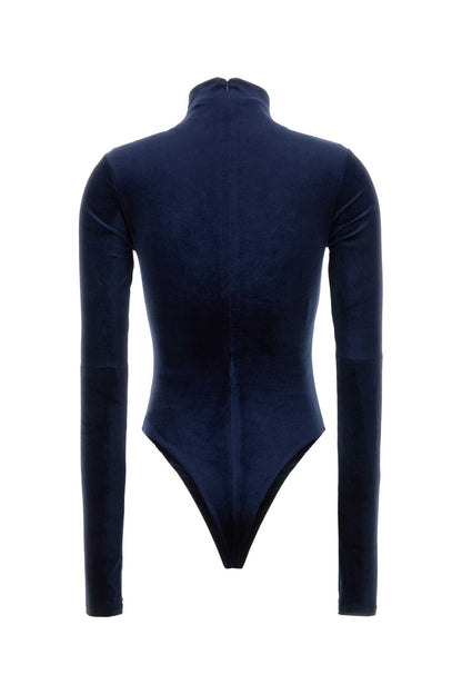 TALITHA - TURTLENECK DRAPED BODYSUIT TOPS