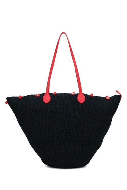 LARGE TRIOMPHE BEADS HANDBAGS