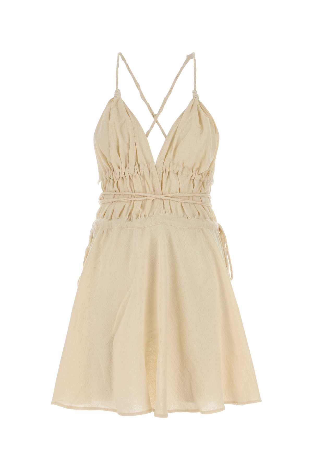 MINI VNECK DRESS W/ ADJ NECK, BUST & WAIST TIES DRESSES