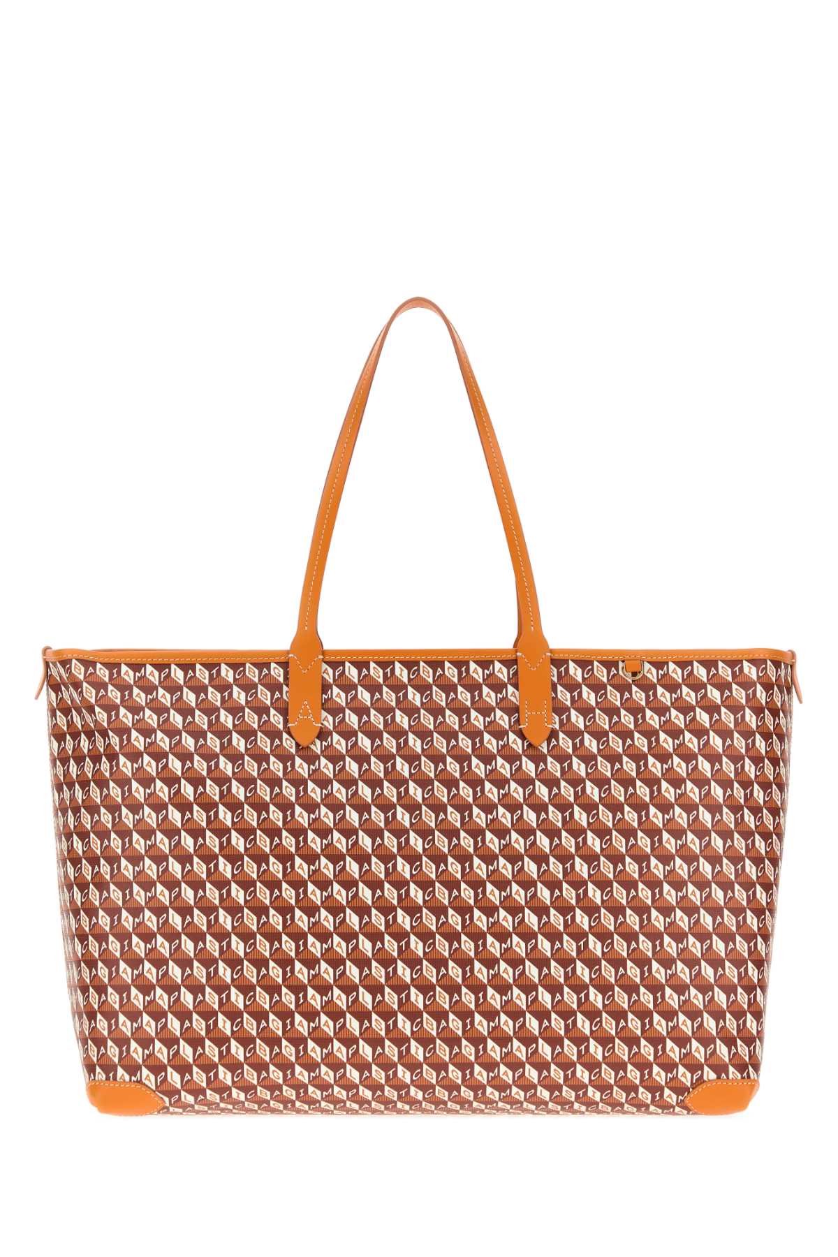 I AM A PLASTIC BAG  ZIPPED TOTE HANDBAGS