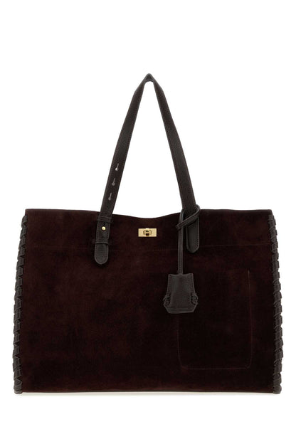 Anya Hindmarch Mortimer tote in reverse suede
