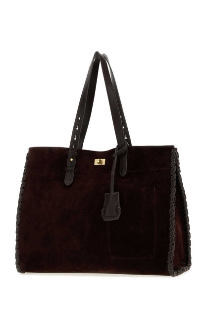 Anya Hindmarch Mortimer tote in reverse suede