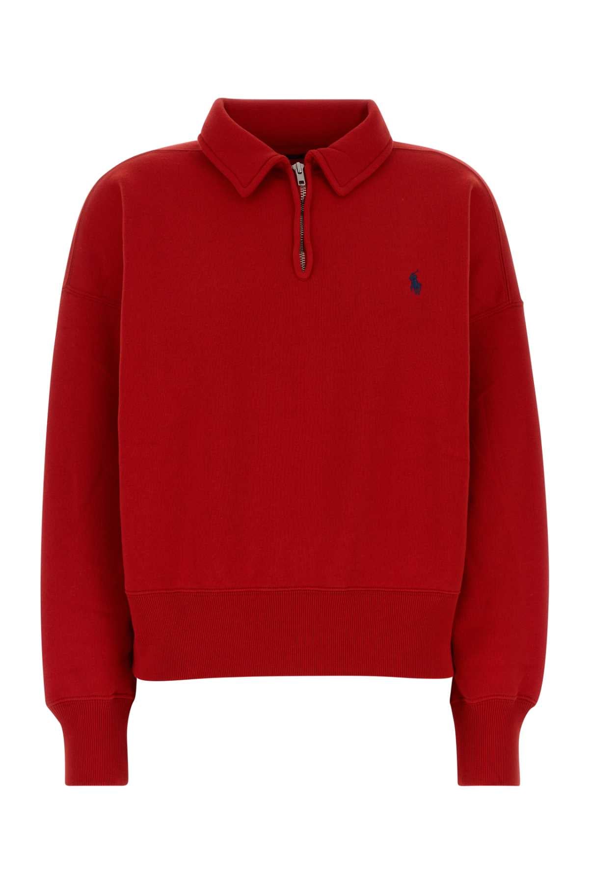 Polo Ralph Lauren Knit-half zip-sweatshirt