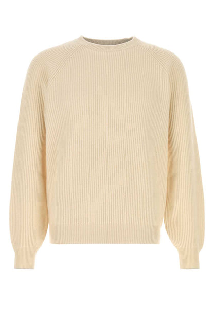 RIBBED CASH CREWNECK KNITWEARS