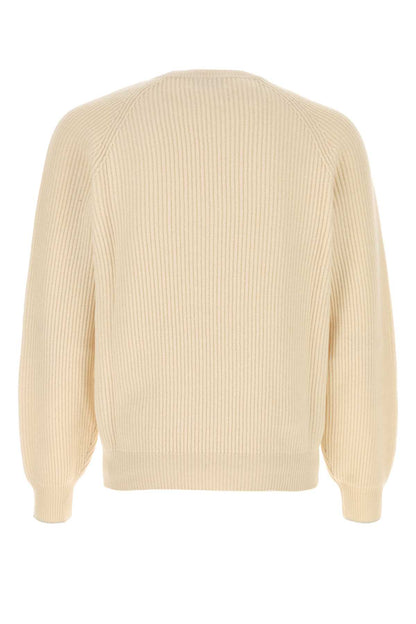 RIBBED CASH CREWNECK KNITWEARS