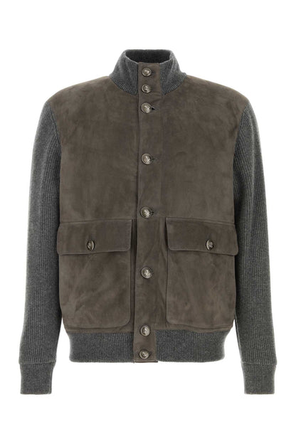 PADDED LEATHER JACKET JACKETS