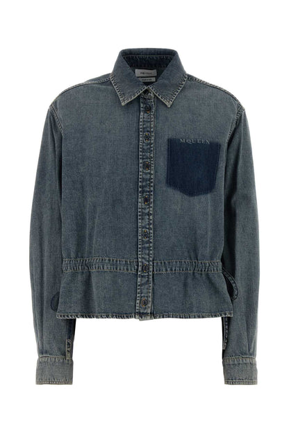 Alexander Mcqueen Denim shirt*6