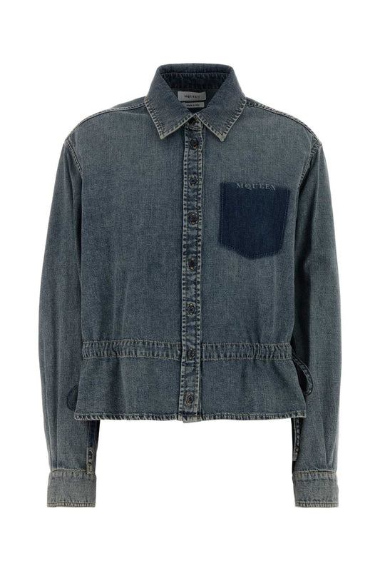 Alexander Mcqueen Denim shirt*6