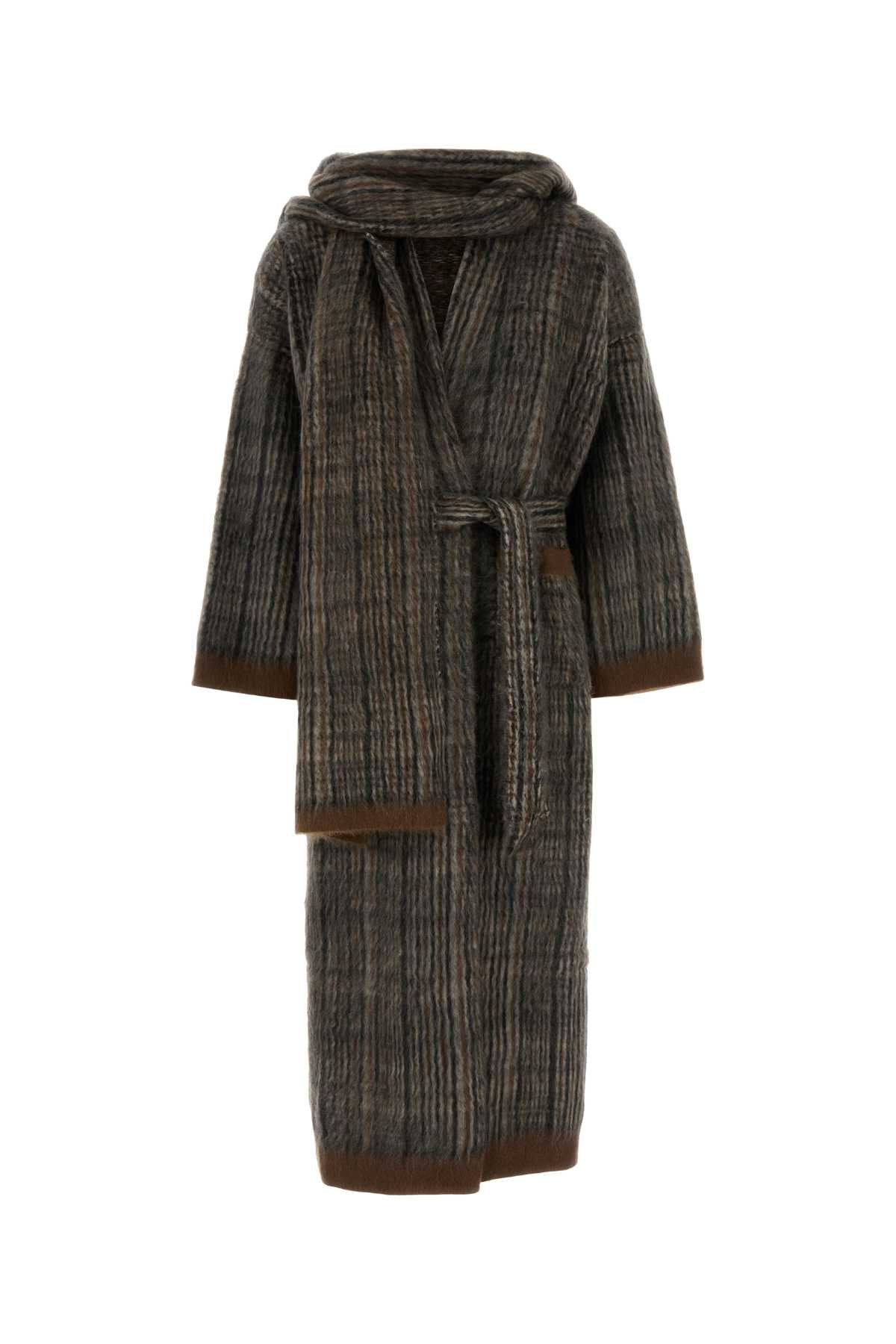 CARDIGAN M/L C/SCIARPA PRESTIGE JACQUARD GALLES GA KNITWEARS