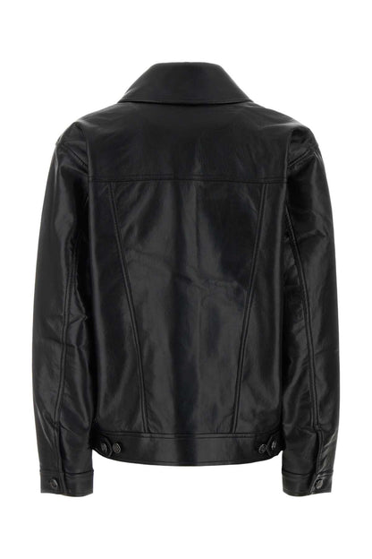 Anine Bing Rory jacket - black recycled leather