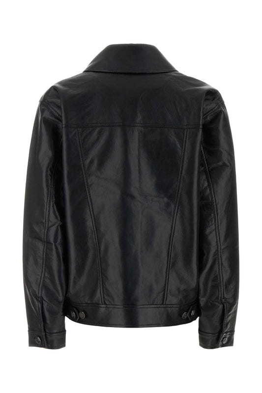 Anine Bing Rory jacket - black recycled leather