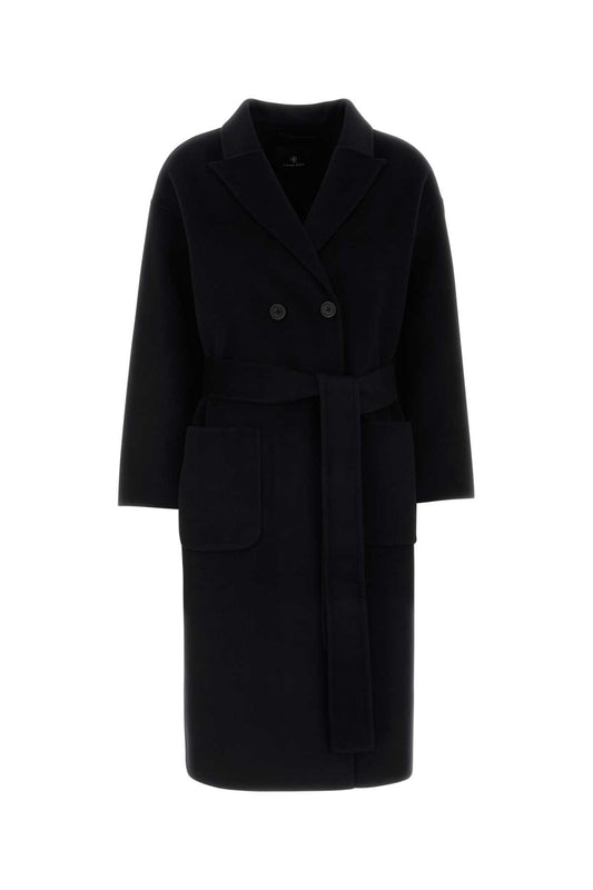 Anine Bing Dylan coat - black cashmere blend