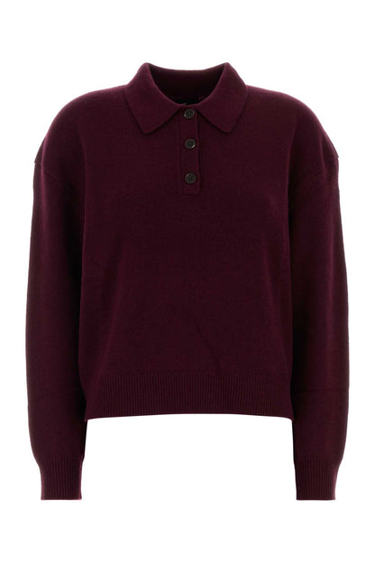 Anine Bing Lee polo sweater - fig