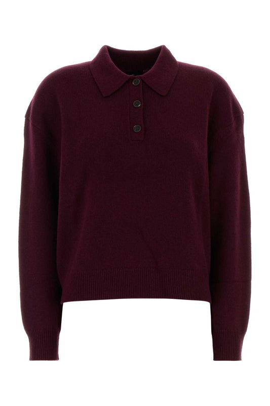 Anine Bing Lee polo sweater - fig