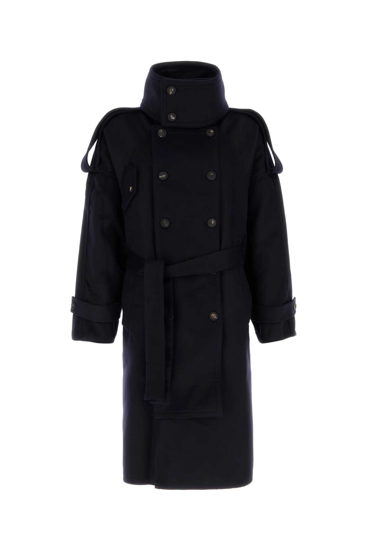 WOOL CASHMERE LIGHT DOUBLE TRENCH TRENCH COATS
