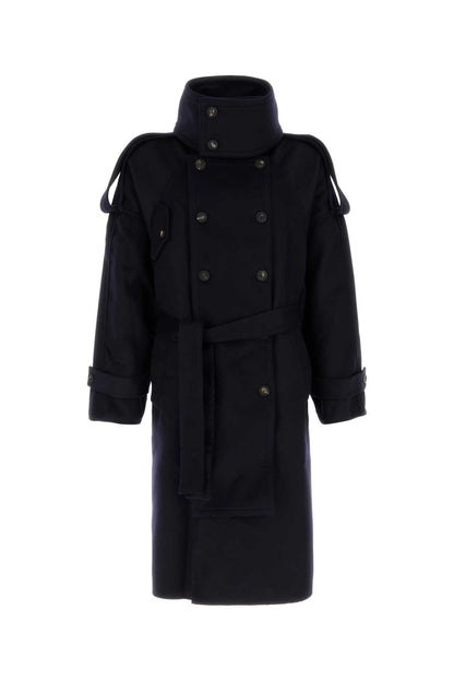 WOOL CASHMERE LIGHT DOUBLE TRENCH TRENCH COATS