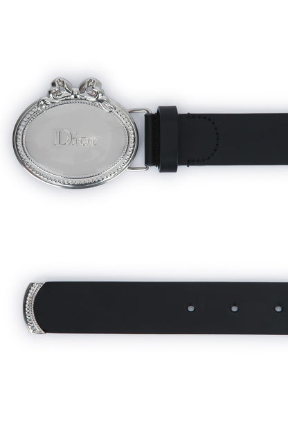 MEDAILLON BELT 30MM SMOOTH LEA BELT