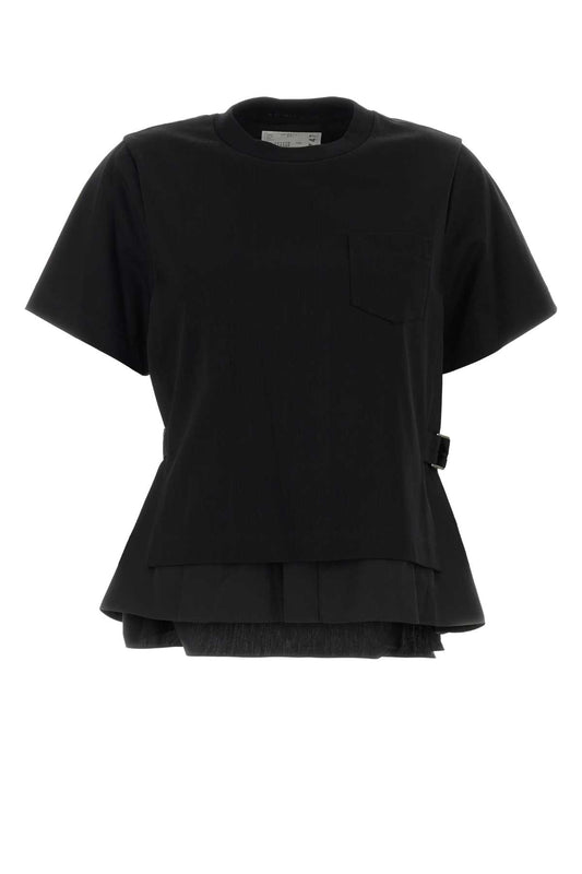 POPLIN X COTTON JERSEY T-SHIRT T-SHIRTS