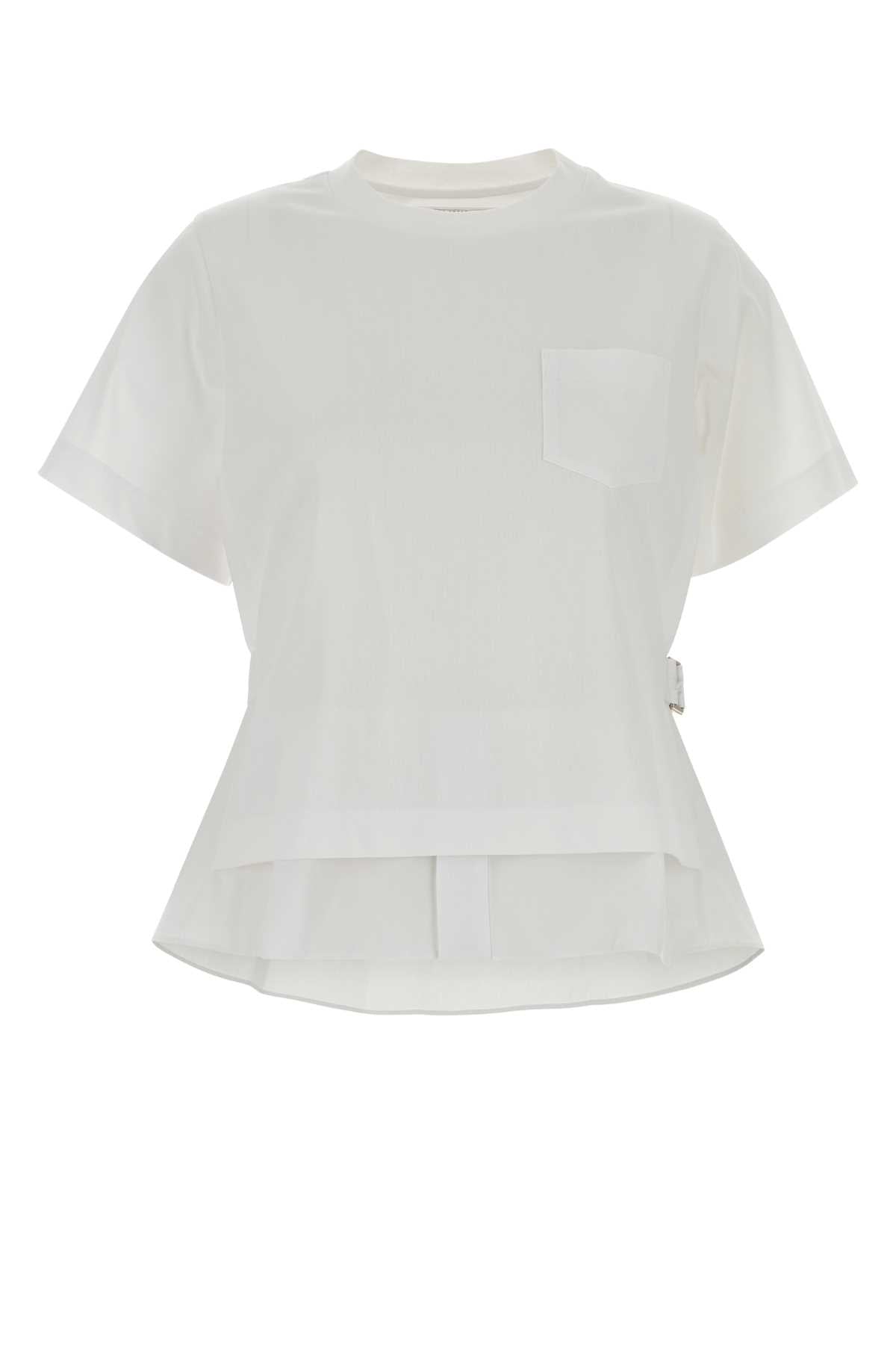 POPLIN X COTTON JERSEY T-SHIRT T-SHIRTS