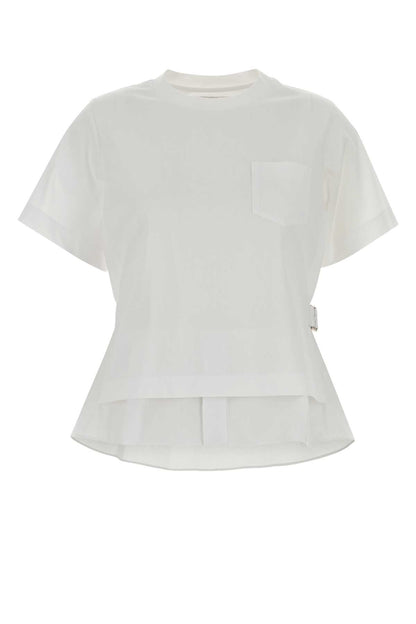 POPLIN X COTTON JERSEY T-SHIRT T-SHIRTS
