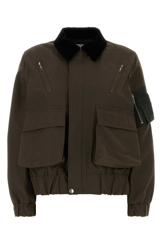 GROSGRAIN BONDING BLOUSON JACKETS