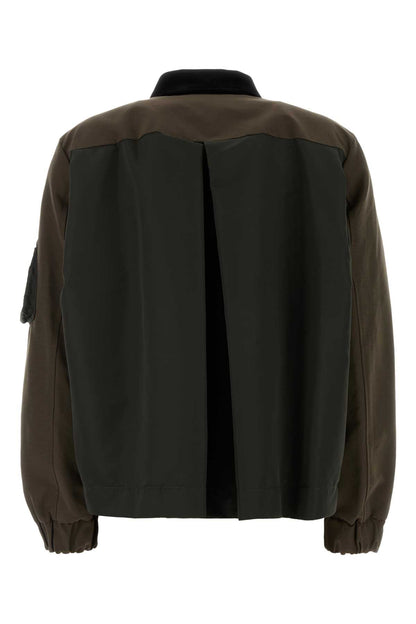 GROSGRAIN BONDING BLOUSON JACKETS