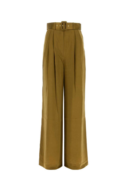 SILK TUCK PANT PANTS