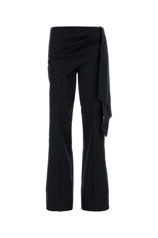 VALIANT DRAPED FLARE JEAN JEANS
