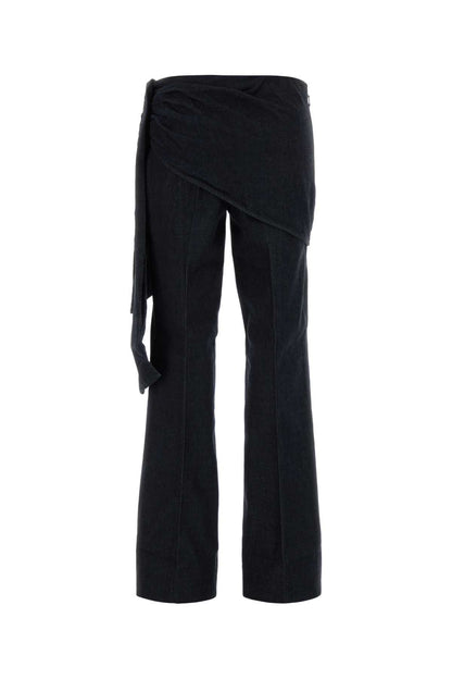 VALIANT DRAPED FLARE JEAN JEANS