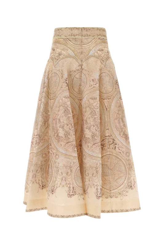 ASCENT PANELLED MIDI SKIRT SKIRTS