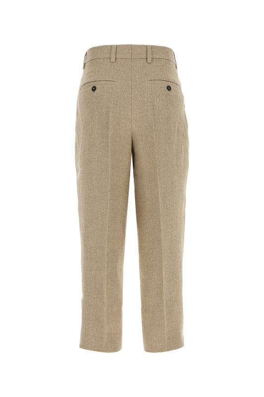 Toteme Double-pleat linen trousers