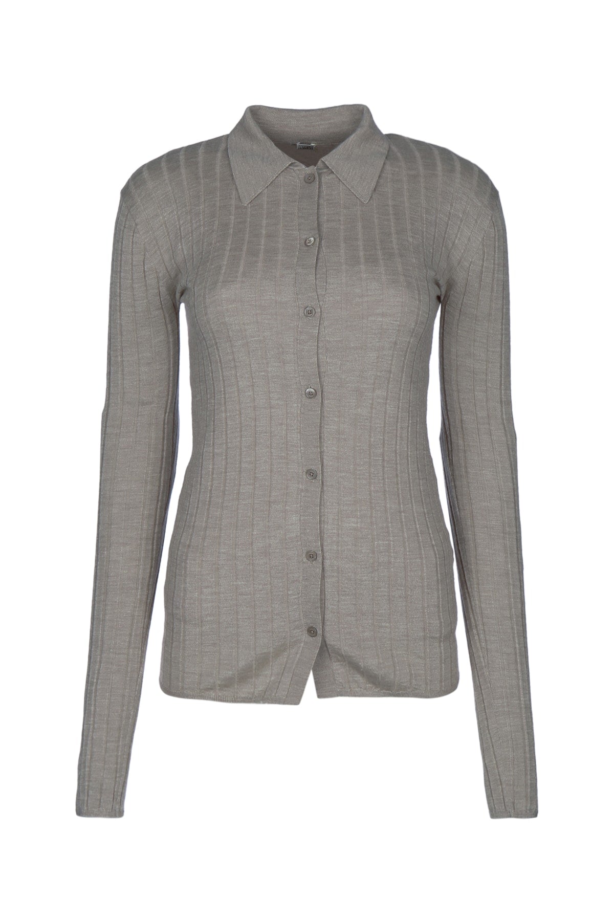 SLIM RIBBED SHIRT SHIRTS