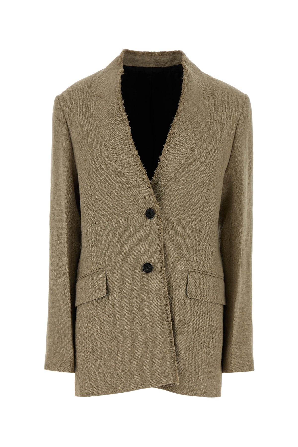 RAW LAPEL JACKET BLAZERS AND VESTS