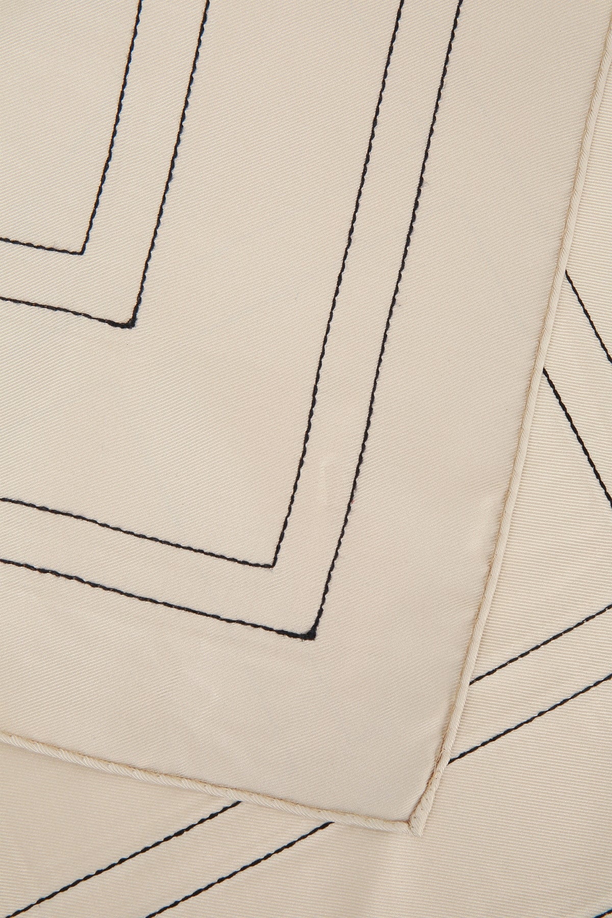 Toteme Embroidered monogram silk scarf