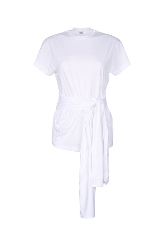 Toteme Tie-waist jersey top