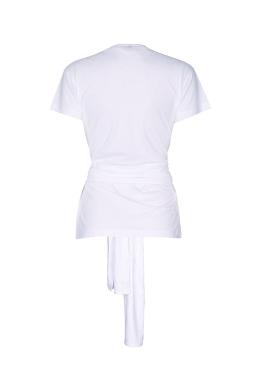 Toteme Tie-waist jersey top
