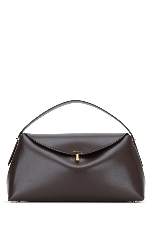 Toteme T-lock leather top handle