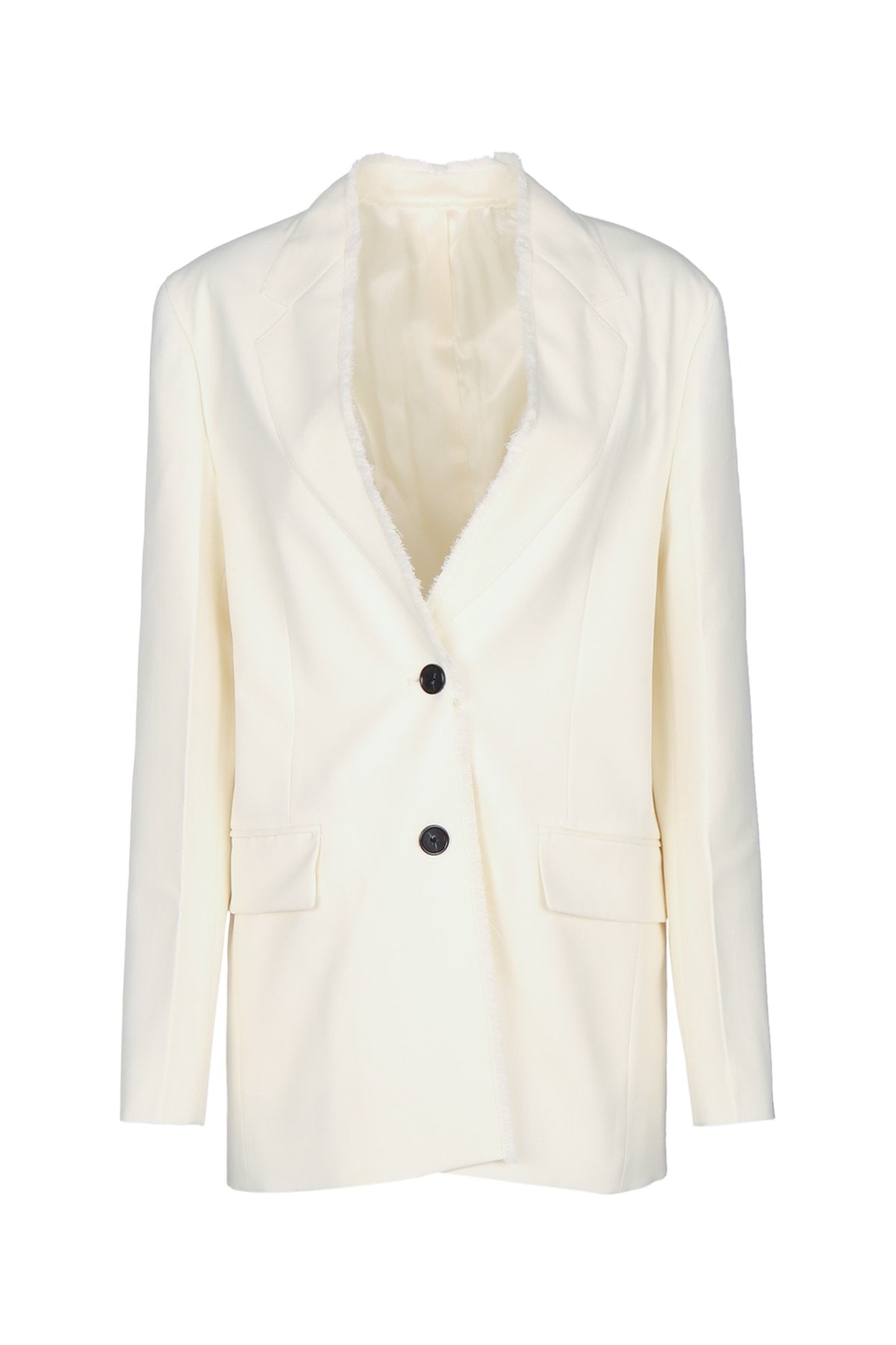 RAW LAPEL JACKET BLAZERS AND VESTS